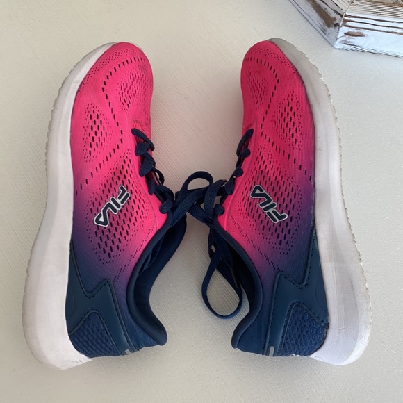 FILA COOLMAX PINK OMBRÉ SNEAKERS SIZE 8 - Picture 6 of 11